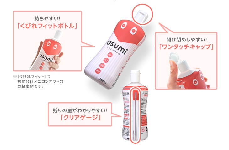 asumi ソフトコンタクトのケア | メニコンネクト asumi(アスミ) コンタクトケア用品